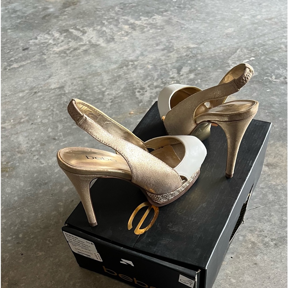 Sling back sexy heels.